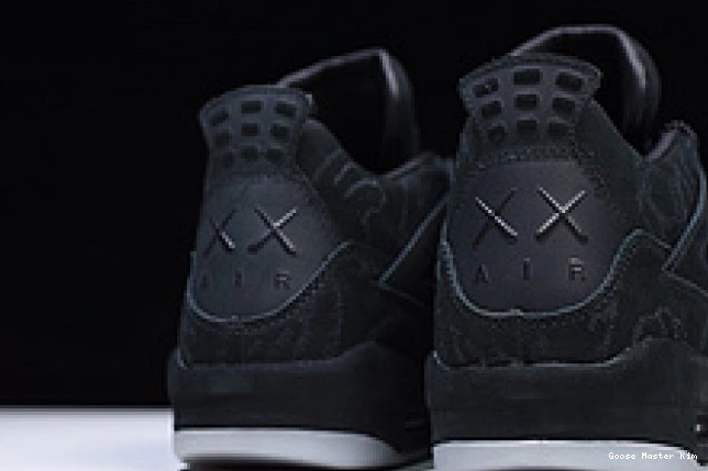 Air 001 4 Jordan retro Nike 930155 black kaws 0712